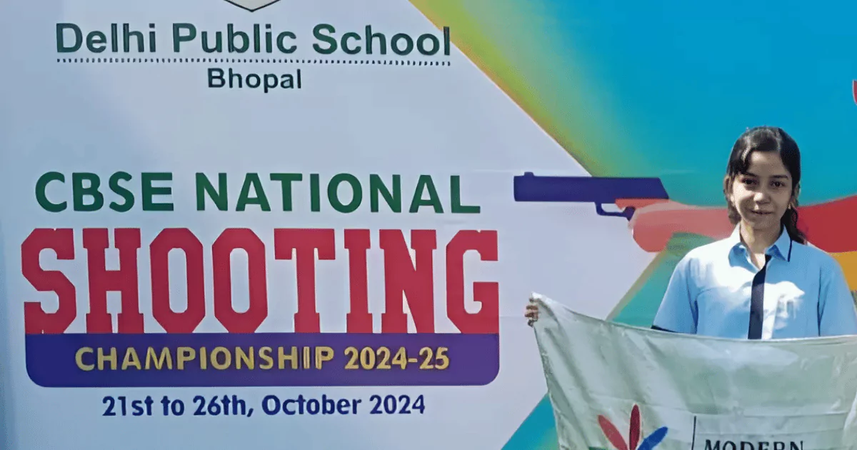 Angel Mahanta Wins Bronze at CBSE National Shooting Championship